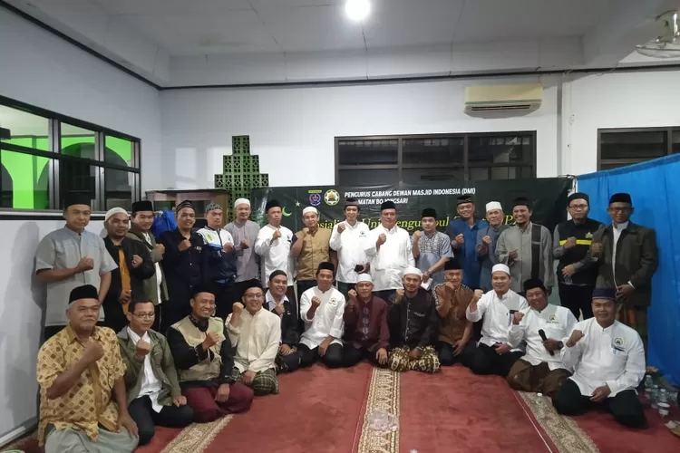 DMI Kecamatan Bojongsari saat sosialisasi di Masjid Nurul Huda, Kelurahan Bojongsari, Kecamatan Bojongsari, Minggu 