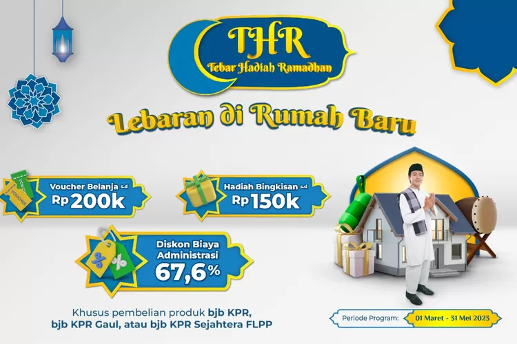 Gelar Program THR Lebaran di Rumah Baru, bank bjb Beri&nbsp;Hadiah Diskon hingga Voucher Belanja (bank bjb)