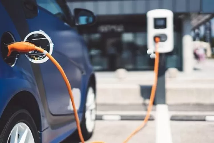 ilustrasi mobil listrik