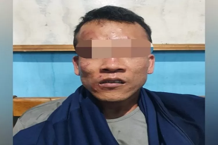 Pelaku ZS alias Iwan diamankan Satreskrim Polres Tebing Tinggi (Realitasonline/ist)