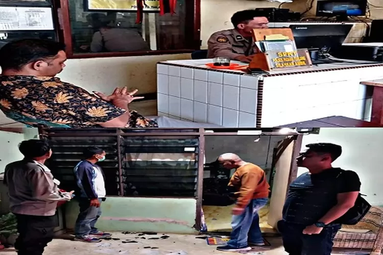 Kades Sei Serdang Perganinta melapor ke Polsek Padang Tualang (Realitasonline.id/MA)