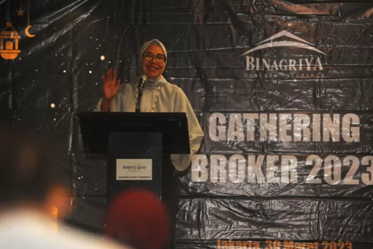 Direktur Utama PT Asuransi Binagriya Upakara Sri RM Sudarsari 