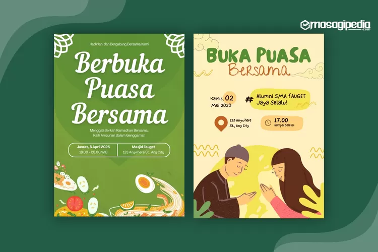 13 Poster Dan Pamflet Bukber Ramadhan 2023 Desain Aesthetic Dan Unik Cocok Untuk Acara Bukber 