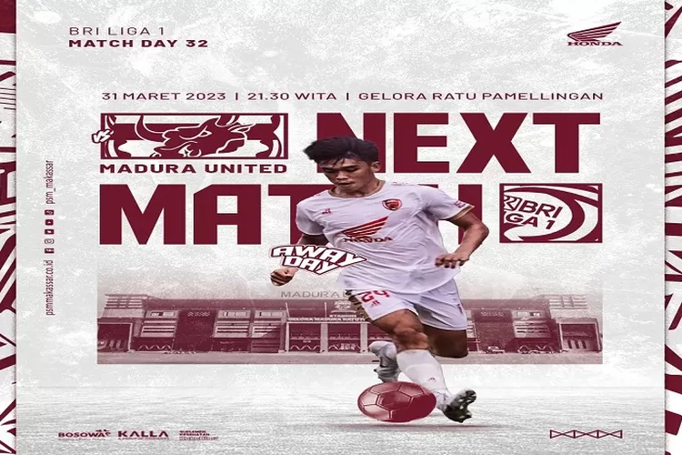 Prediksi Skor Madura United vs PSM Makassar Dilengkapi Head to Head Rekor Pertemuan Sebelumnya di BRI Liga 2022 2023 Sebelum Laga  (www.instagram.com/@psm_makassar)