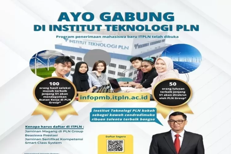 Pendaftaran Mahasiswa Institut Teknologi PLN Dibuka Awal April 2023