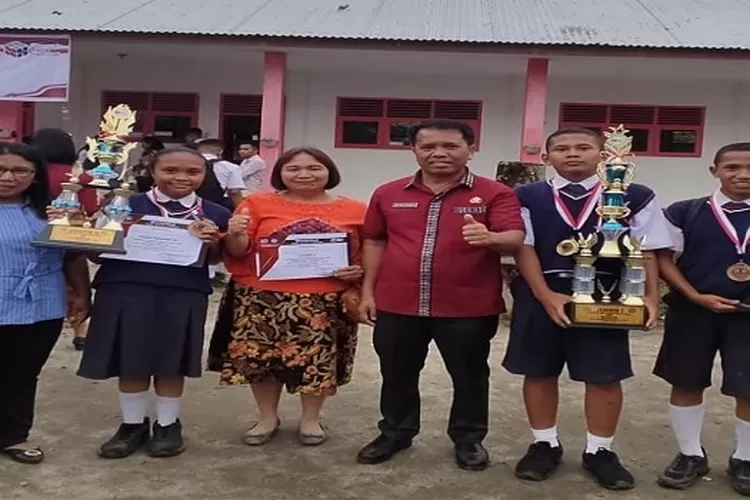 Anak didik meraih juara di Olimpiade Sains Nasional (OSN) tingkat Kabupaten.  (Realitasonline.id/Alpon )