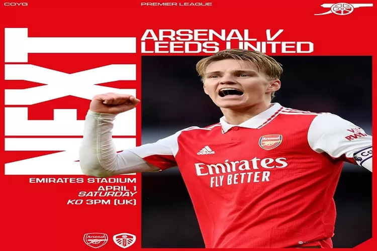 Prediksi Skor Arsenal vs Leeds United Liga Inggris 2022 2023, Arsenal Belum Terkalahkan (www.instagram.com/@arsenal)