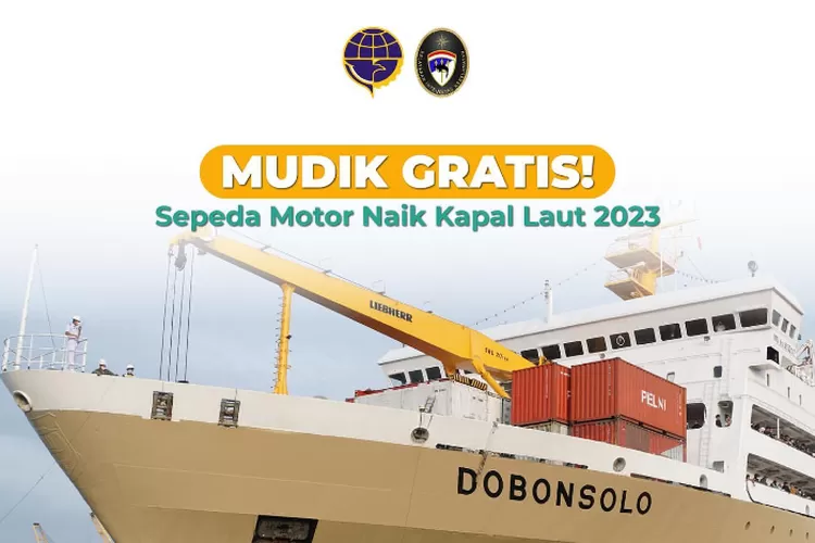 Kapal Dobonsolo yang dipakai untuk angkut pemudik program Mudik Gratis Sepeda Motor Naik Kapal Laut 2023 (Sumber:  @djplkemenhub151 - Instagram)