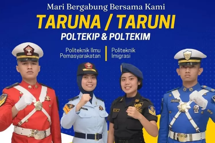Kemenkumham buka seleksi calon taruna - taruni Poltekim dan Poltekip 2023 (Instagram @kemenkumhamri)