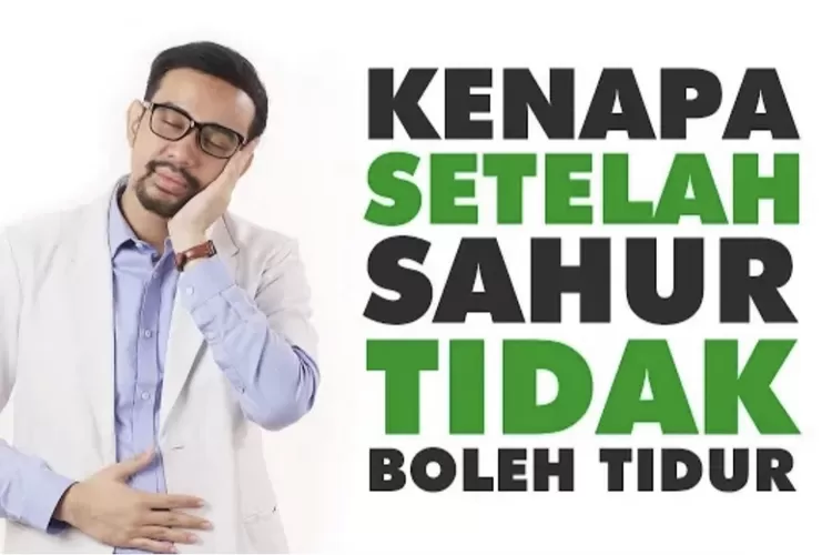 Bahaya saat sahur kemudian langsung tidur akan membuat kesehatan kita terganggu, salah satunya penimbunan lemak, dan meningkatkan produksi asam lambung (Foto: YouTube SKWAD Health)