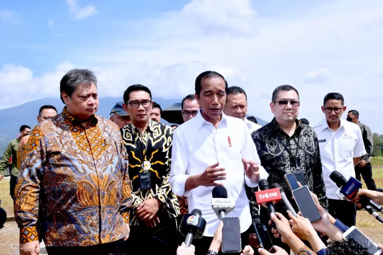 Presiden Jokowi saat meresmikan Kawasan Ekonomi Khusus (KEK) Lido di Kabupaten Bogor, Jawa Barat