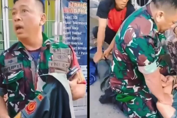 Serda Ayupti menangkap seorang anggota TNI gadungan di Jatiluhur, Bekasi (Istimewa)