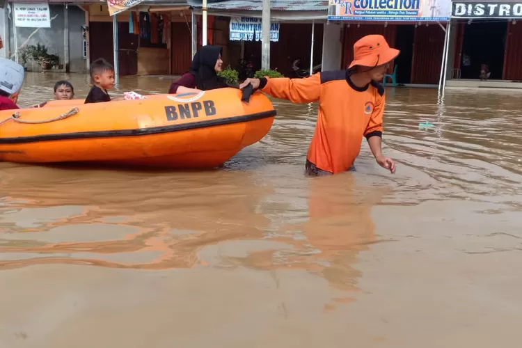 Ilustrasi pertolongan bencana