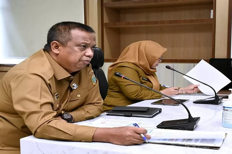 Penjelasan Kepala Dinas Perindustrian Perdagangan Provinsisu Mulyadi Simatupang  terkait stok pangan jelang Idul Fitri (Realitasonline/MIS)