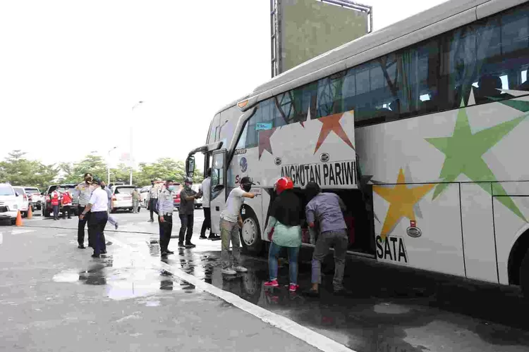 Peserta Mudik Gratis Dishub DKI Jakarta