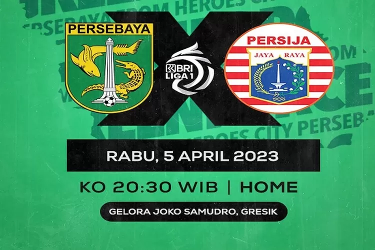 Persebaya Surabaya vs Persija Jakarta BRI Liga 1 2022 2023 Persebaya Unggul Head to Head (www.instagram.com/@officialpersebaya)