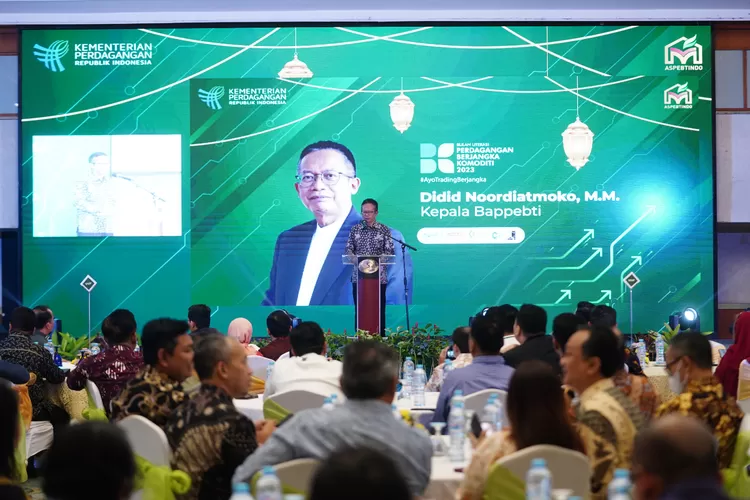 Kepala Bappebti Didid Noordiatmoko menutup Bulan Literasi Perdagangan Berjangka Komoditi (PBK) di Jakarta, 4 April 2023.