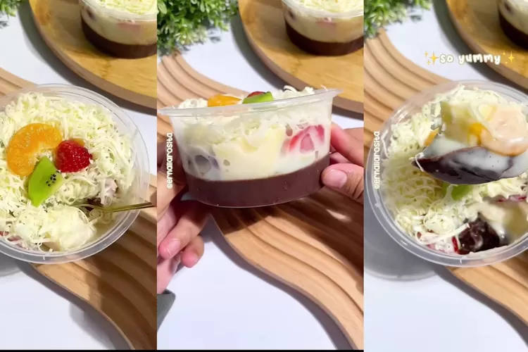 Pudding Salad Buah Menjadi Salah Satu Menu Berbuka Puasa Yang Sehat dan Enak ( Instagram @ernaliarosita)
