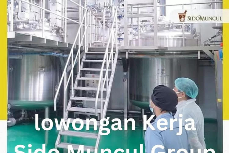 Daftar Lowongan Kerja Sido Muncul Group 2023, Lumayan Gaji Sekitar Rp 4 ...