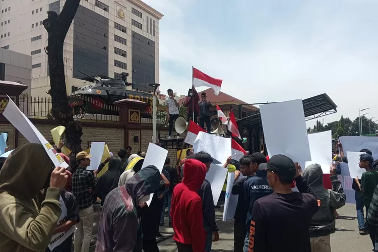 Demo di Kantor Baharkam Polri, Situasi Arus lalu lintas Ramai Lancar (6/5) (Twitter/TMCPoldametro)
