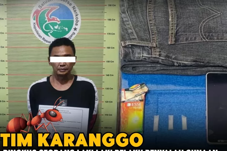 Lagi, Satresnarkoba Polres Padang Panjang Tangkap Seorang Pria Penyalahgunaan Narkotika Jenis Sabu