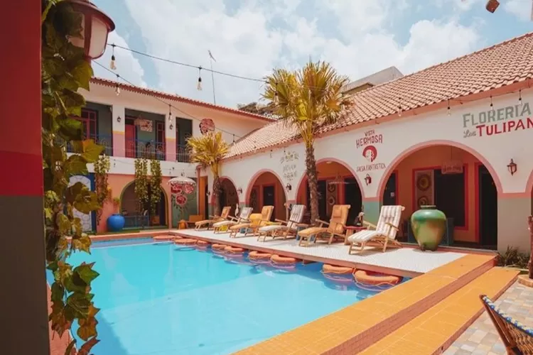 Potret Hotel Ala Mexico Di Jogja Por Aqui Stay and Dine (Instagram @poraqui.jogja)