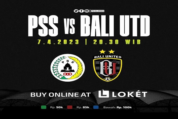 PSS Sleman vs Bali United BRI Liga 1 2022 2023 Performa Tim Bali United Unggul (www.instagram.com/@baliunited)