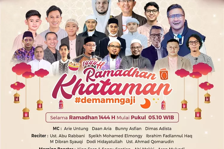 Khataman Ramadhan Demam Ngaji digelar selama bulan puasa Ramadhan 1444 H. (Istimewa)