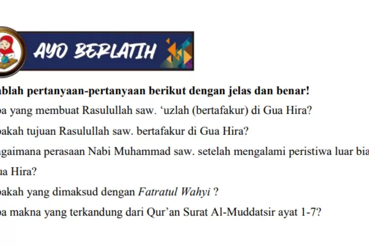 Ayo Berlatih Sejarah Kebudayaan Islam kelas 3 halaman 85