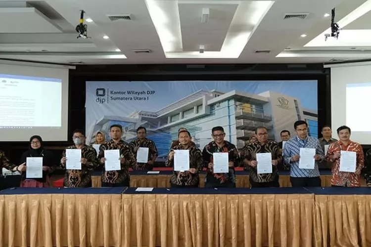 Pegawai Kanwil DJP usai tandatangani komitmen integritas (Realitasonline/HZ)