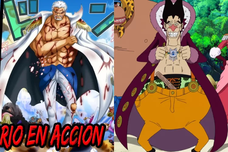 Foxy jadi salah satu karakter One Piece yang bisa dikalahkan Garp kurang dari semenit (Foto: Gorajuara/Kolase Twitter @RayXaX_OP dan @DawnofRoxas)