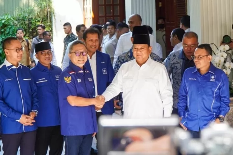 Pertemuan Ketua Umum DPP PAN Zulkifli Hasan dan Ketua Umum Partai Gerindra Prabowo Subianto (Instagram @amanatnasional)