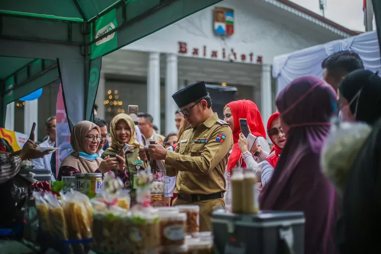 Wali Kota Bogor Bima Arya kunjungi Balkot Ramadhan Fest 2023. (Prokompim Kota Bogor)
