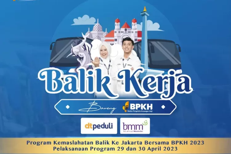 Simak informasi program arus balik gratis Lebaran 2023 oleh BPKH (Gorajuara/Instagram @bpkhri )