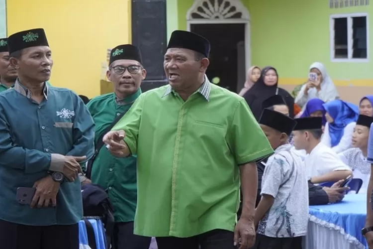 Plt Bulati Langkat H Syah Afandin menghadiri buka puasa bersama PC NU (Realitasonline/MA)