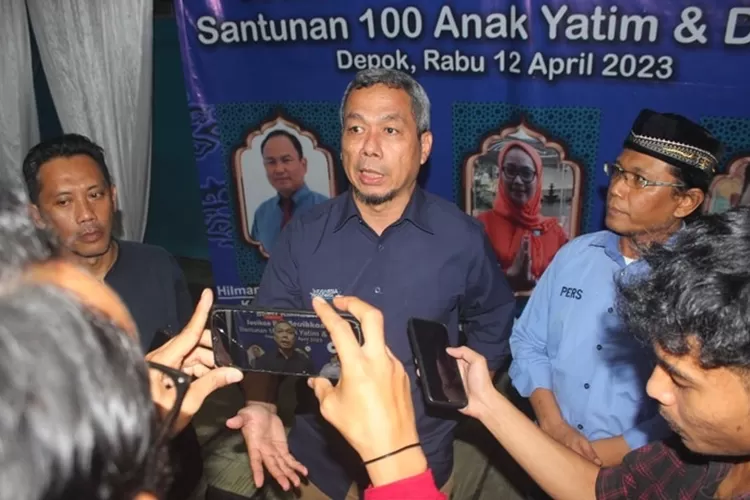 PWI Jabar dan Kota Depok yang menyantuni 100 Anak Yatim Piatu di bulan Ramadhan 2023.