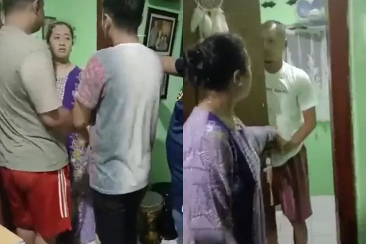 Viral Video Istri Digerebek Selingkuh Oleh Suami, Pria Selingkuhannya ...