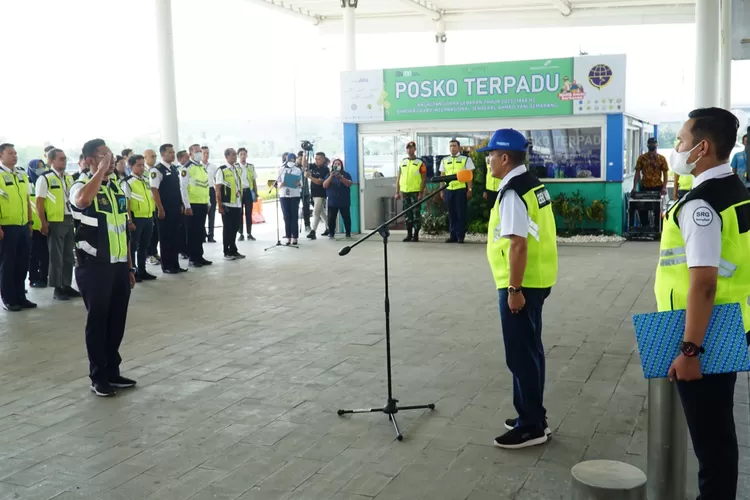 Bandara Ahmad Yani Semarang saat membuka Posko Terpadu. Selama Lebaran 2023, Ahmad Yani membuka 12 flight. (Ahmad Yani)