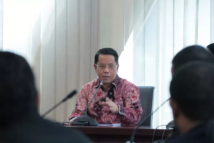 Direktur Jenderal Bimbingan Masyarakat Islam, Kementerian Agama, Kamaruddin Amin, di Jakarta, Kamis (13/4/2023). (laman kemenag.go.id)