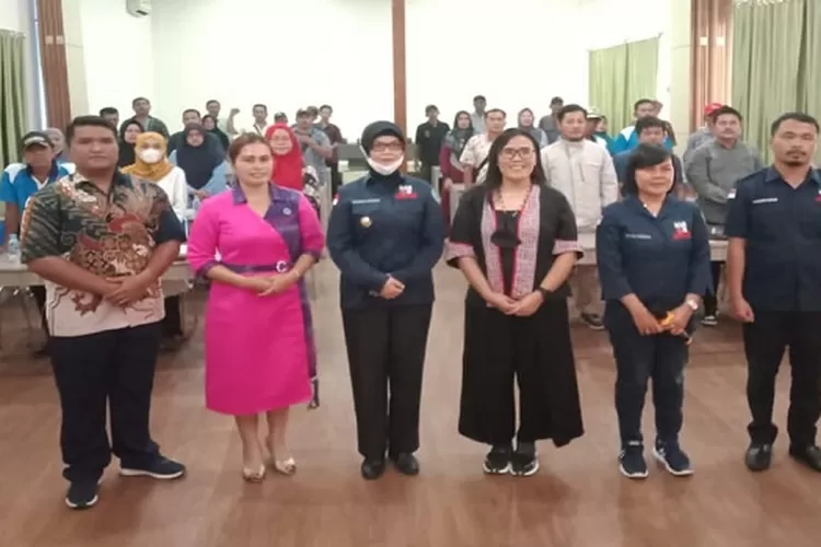 BNN Kabupaten Simalungun bersama perangkat desa sosialisasi Bahaya Narkoba  (Realitasonline/GC)