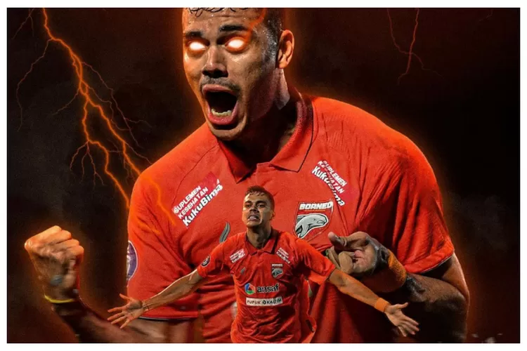 Profil penyerang Borneo FC, Matheus Pato yang jadi top skor BRI Liga 1 musim ini (Harry Harryanto Mulyawan)
