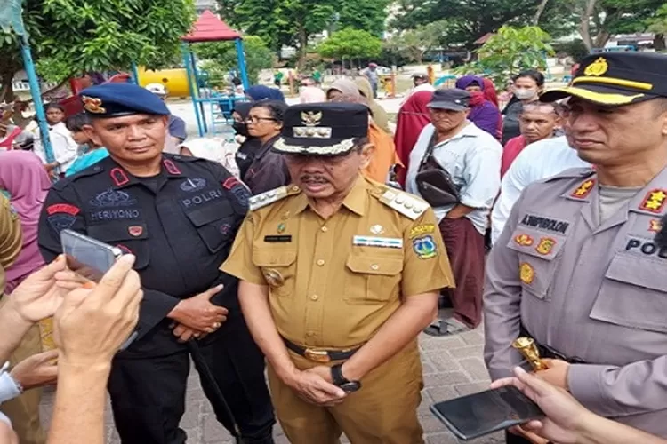 Pj Wali Kota dan Kapolres Tebing Tinggi Tinjau Pasar Pengendalian Harga (Realitasonline/JS)