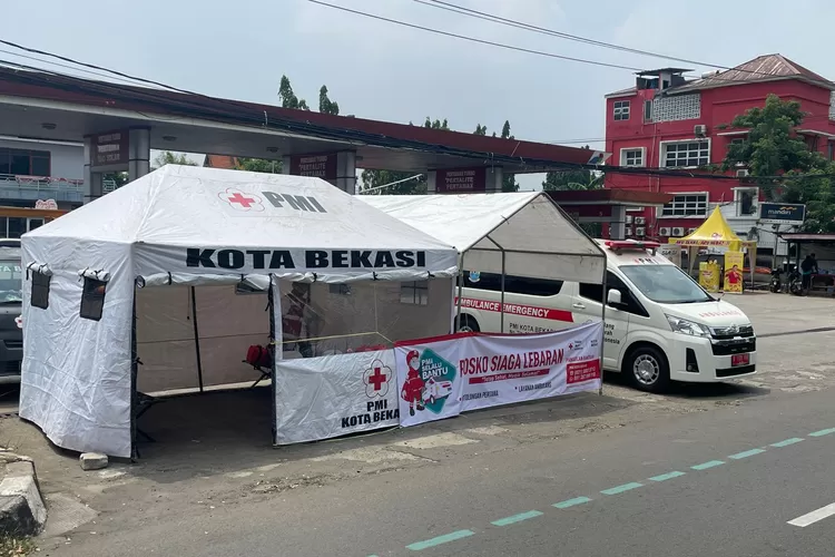 PMI Kota Bekasi Buka Posko Siaga Lebaran Jelang Idul Fitri 1444 H, Terdapat 2 Titik Posko Siaga 24 Jam. (Foto/Istimewa.)