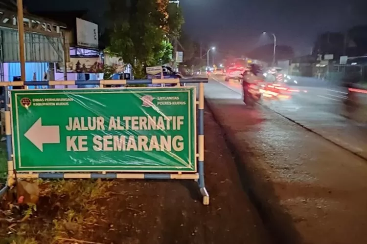 jalur alternatif mudik di Semarang untuk menghindari macet. (Dishub Kudus)
