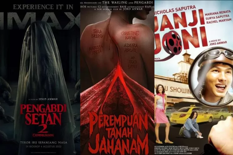 Beberapa film karya Joko Anwar (Instagram @jokoanwar)