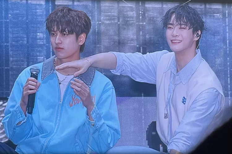 Chanwoo iKON tuliskan pesan untuk Moonbin ASTRO (Twitter @gwenchanw000)