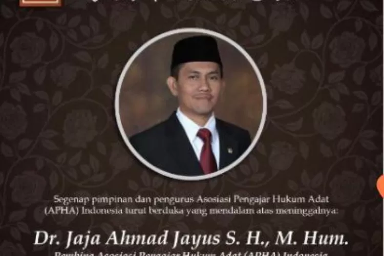 Pembina APHA Indonesia   Jaja Ahmad Jayus