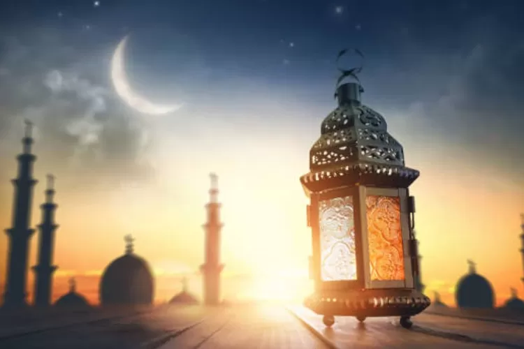 Ilustrasi ucapan Selamat Hari Raya Idul Fitri 1 Syawal 1444 H dengan pantun lebaran