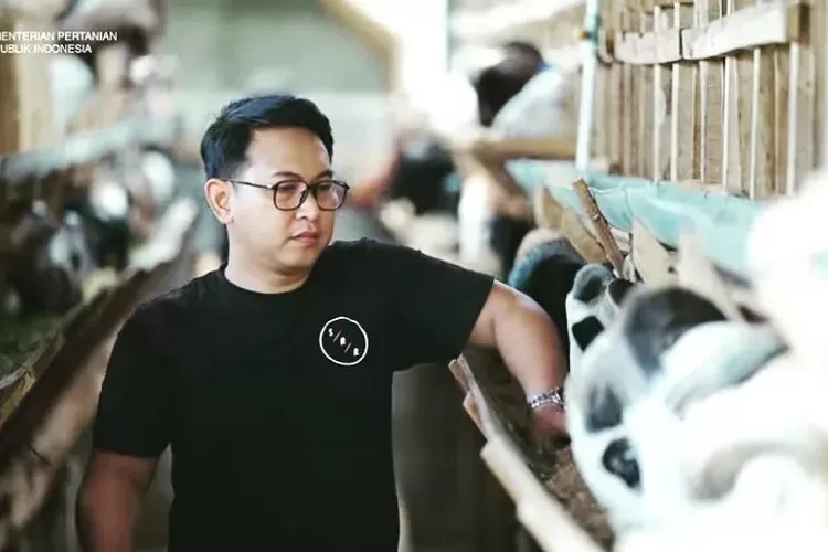 Peternak mileniak Rizky Bayu Pradana ( (IG/srrfarm))