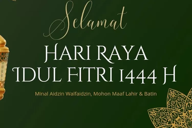 Ucapan Selamat Idulfitri (Medsos)